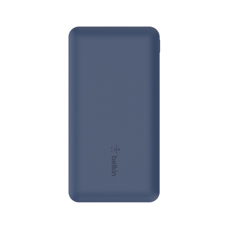 Belkin BoostCharge Wired Power Bank , 10000 mAh 3 Ports , Blue , BPB011BTBL