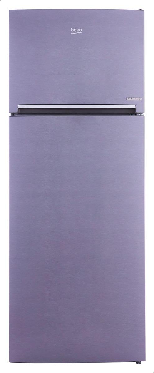 Beko NoFrost Top Freezer Refrigerator , 408 Liter Inverter Motor , Grey - RDNE448M20X