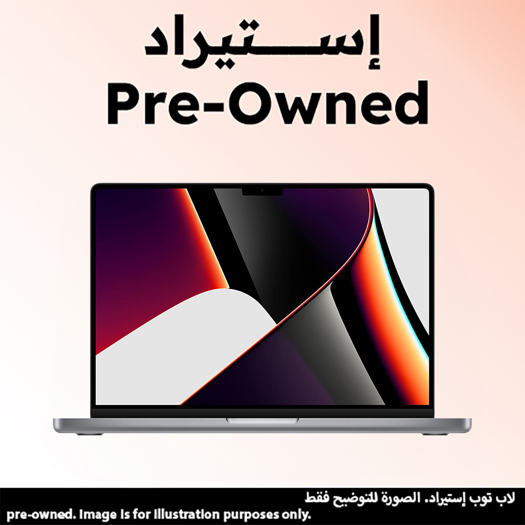 Apple MacBook Pro 2021- A2442 Pre-Owned Laptop, 14.2 Inch Liquid Retina XDR, 120Hz Display, MacOS Tahoe- Space Gray 