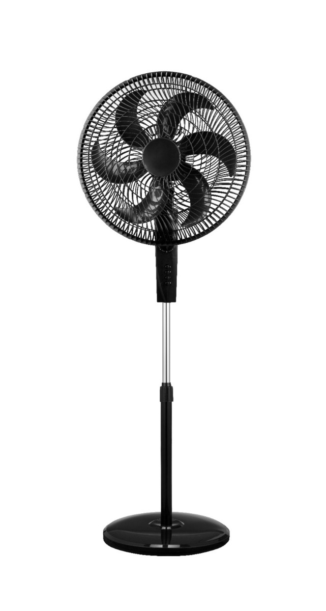 Skyline Jet Stand Fan , 18 Centimeter , Black - SF18-N