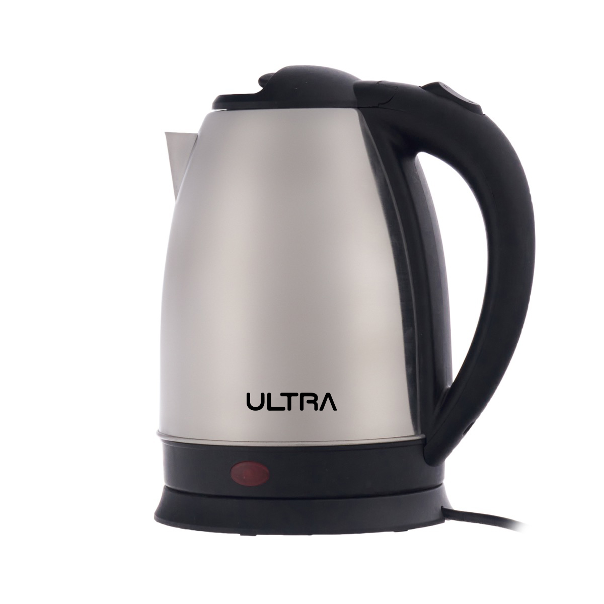 Ultra stainless steel Electric Kettle , 2 Liter 1500 Watt , Black Stainless Steel - UKS15EE1