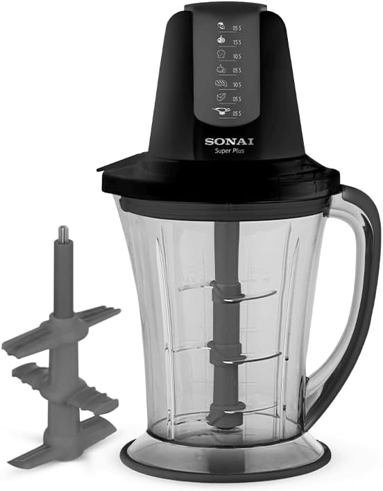 Sonai Electric Chopper 1.5 Liter , 700 Watt Black - MAR-3077