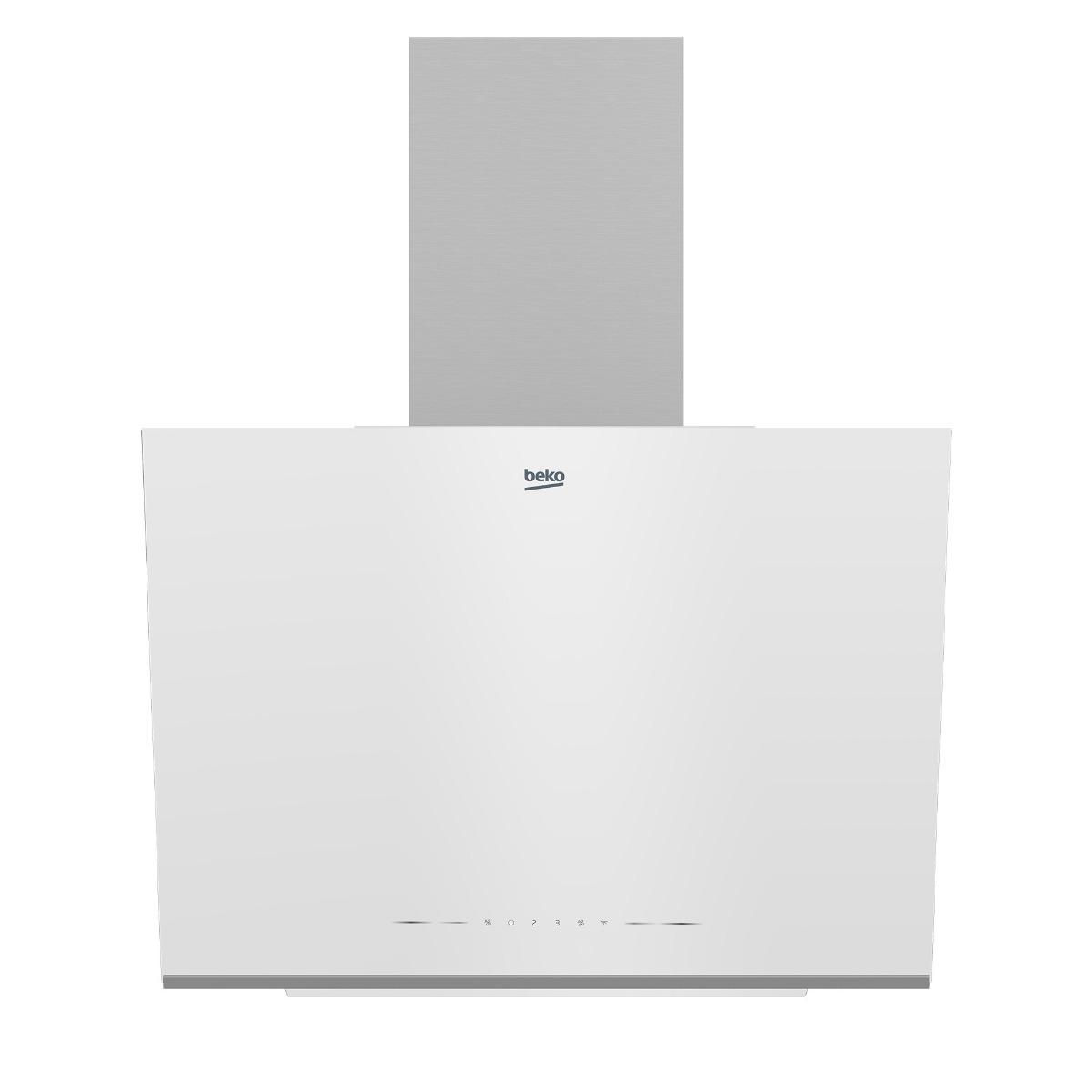 Beko Built-In Decorative Hood , 60 Centimeter , White - BHCA66741BWHSE