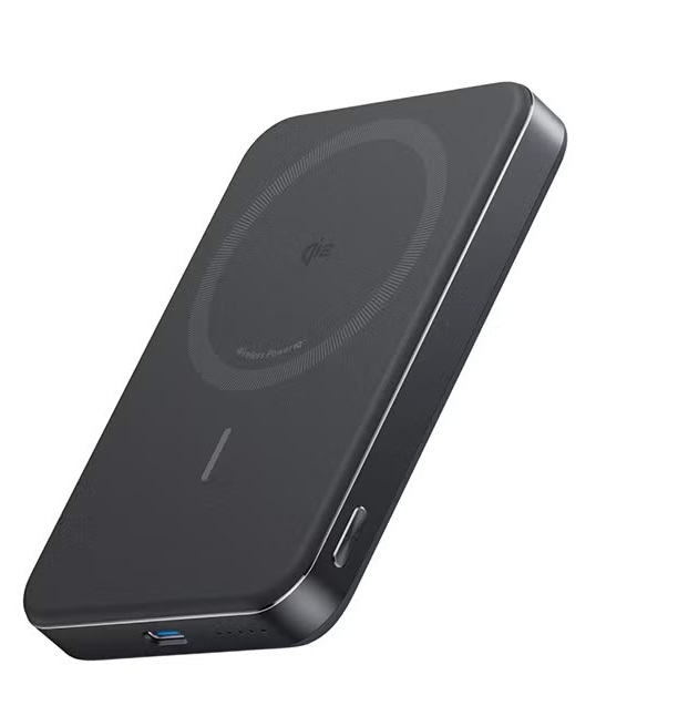 Anker MagGo Wired and Wireless Magnetic Power Bank , 10000 mAh 1 Ports , Black , A1654