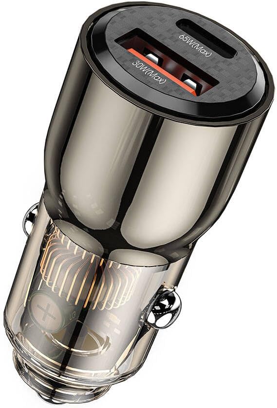Wiwu Kirsite Geek , 2 Ports , 95 Watt , 5 Volt , Transparent and Black - Wi-Qc012