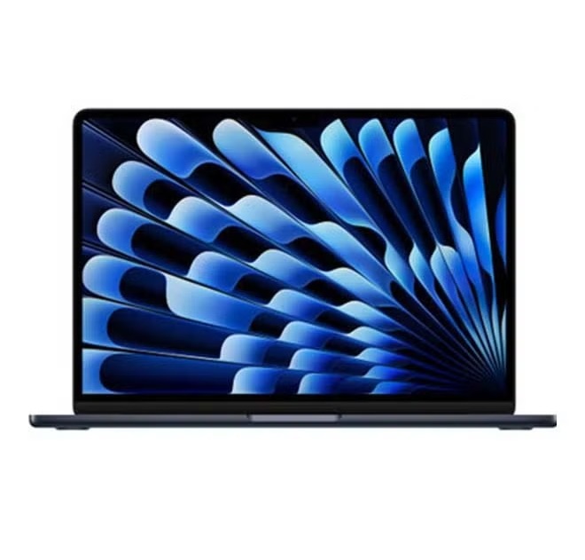 Apple MacBook Air 2025 MW123 ,Apple M4 chip with 10-core CPU 13 Inch ,256 GB ,16 GB ,Apple 8-core GPU ,macOS - Midnight