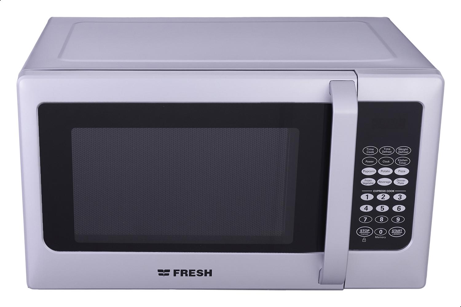 Fresh Microwave with Grill , 25 Liter 900 Watt , Silver - FMW-25KC-S