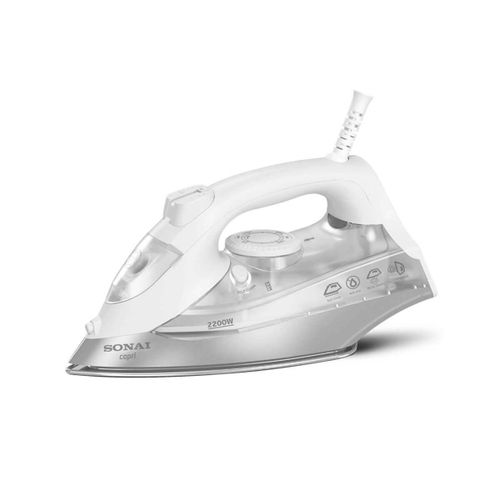 Sonai Steam Iron , 2200 Watt , White Silver - MAR-8200