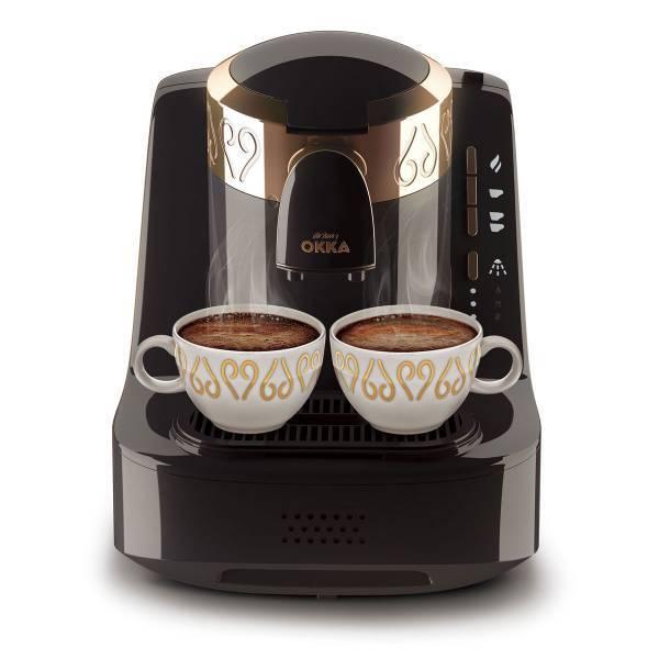 Arzum Okka Turkish Coffee Maker 2 Cups 710 Watt Black Gold - OK001