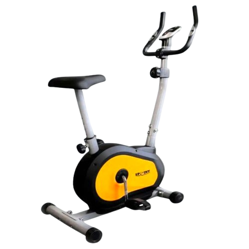Sprint Upright Magnetic Exercise Bike , 150 Kilogram Black Silver - KP311