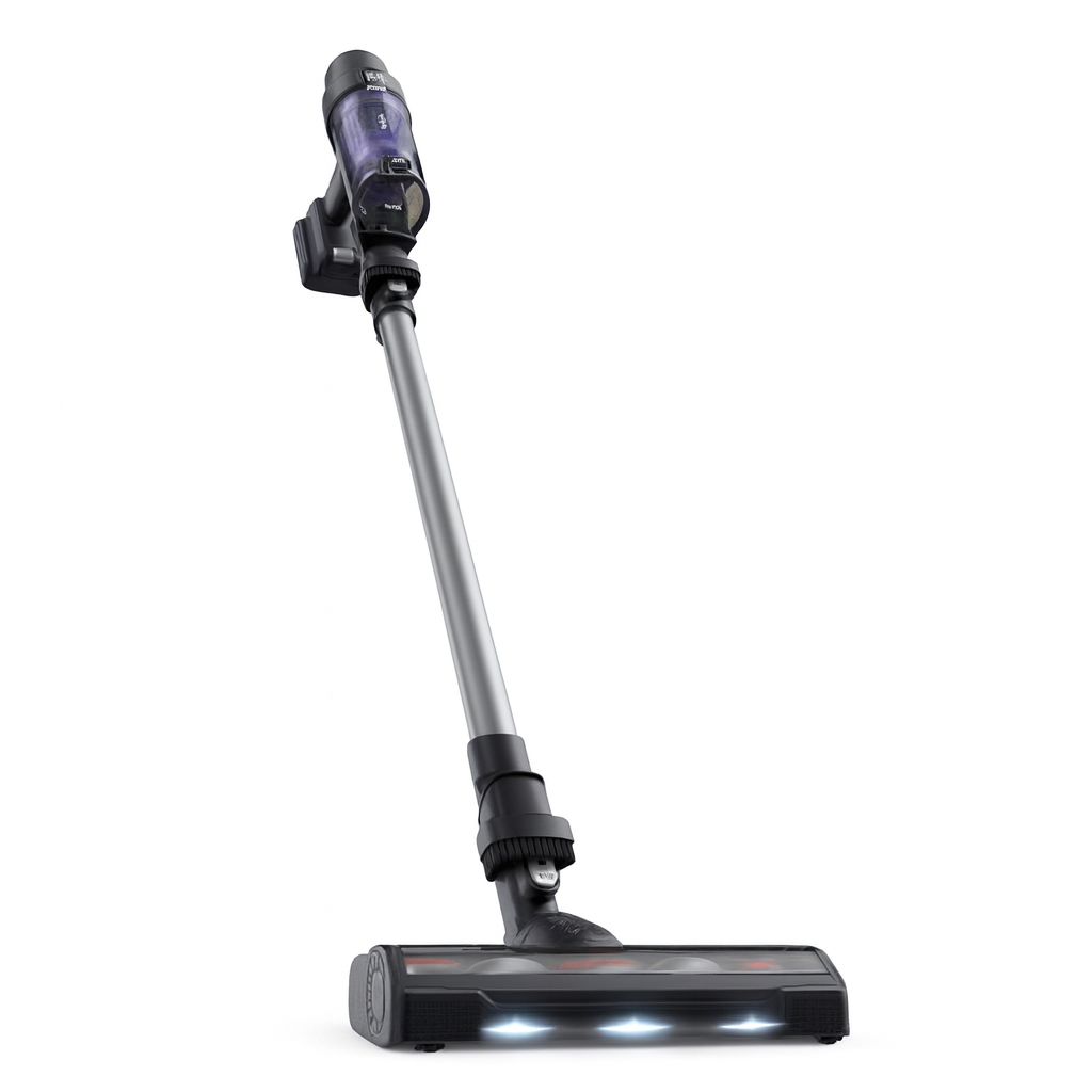 Tefal X-PERT Cordless Stick Vacuum Cleaner , 140 Watt , Black Silver - TY6A35EG