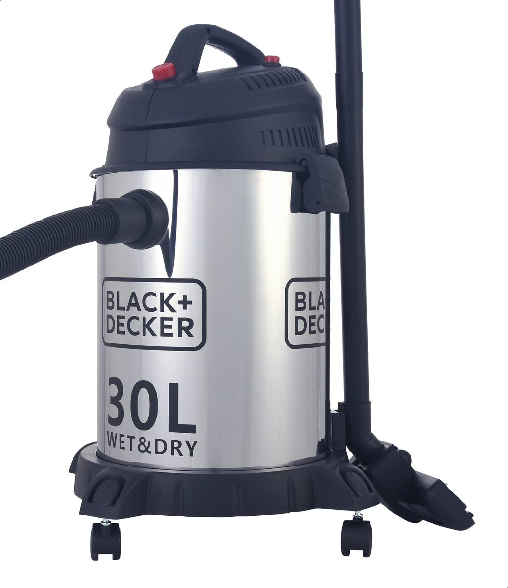 Black + Decker Drum Vacuum Cleaner , Silver Black - WV1450-B5