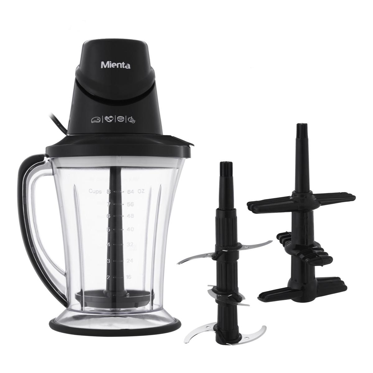 Mienta Blitz Electric Chopper 2 Liter , 500 Watt Black - CH23738A