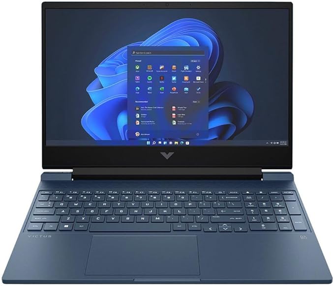 Hp Victus ‎15-FA0033DX Laptop ,Intel Core I5-12450H 15.6 Inch ,512 GB SSD ,8 GB ,NVIDIA GeForce RTX 3050 ,Windows 11 - Blue