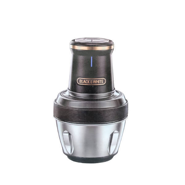 Black And White Electric Chopper 3 Liter , 1000 Watt Stainless Steel - CH-830S