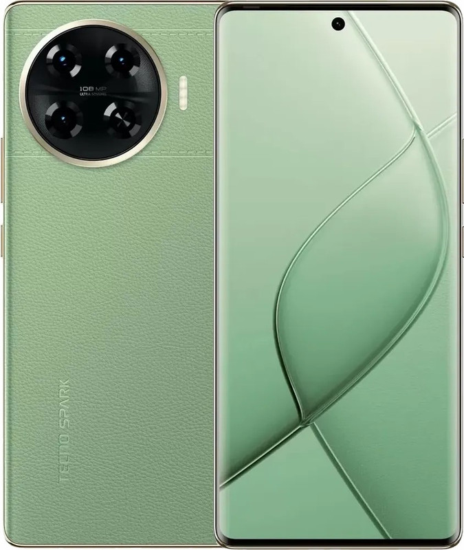 Tecno Spark 20 Pro Plus , 256 GB , 8 GB , 4G , Dual-SIM - Magic Skin Green