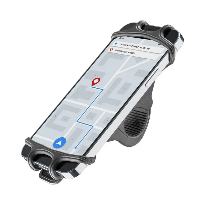 Cellularline Mixed Materials Mobile Car Holder for Smartphones , Black