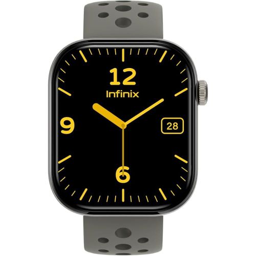 Infinix XWatch H4 Smart Watch , 2.04 Inch Titanium Grey - XW4L