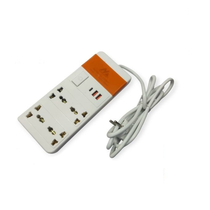 Elmaghraby Power Strip, 3 USB Ports