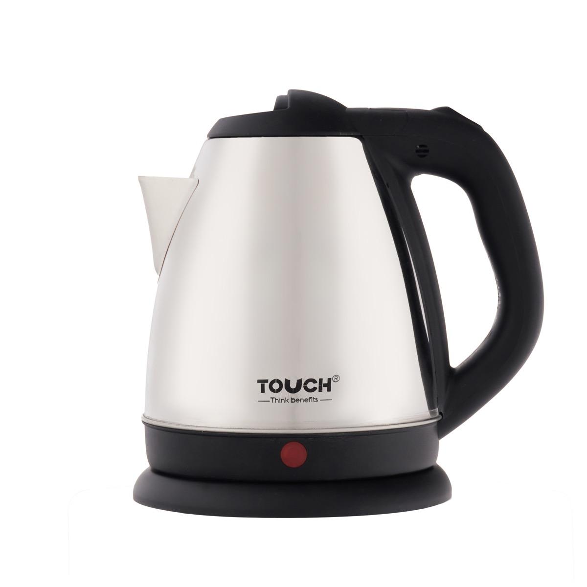 Touch El Zenouki Joker Electric Kettle , 1.5 Liter 1500 Watt , Stainless Steel - 40323