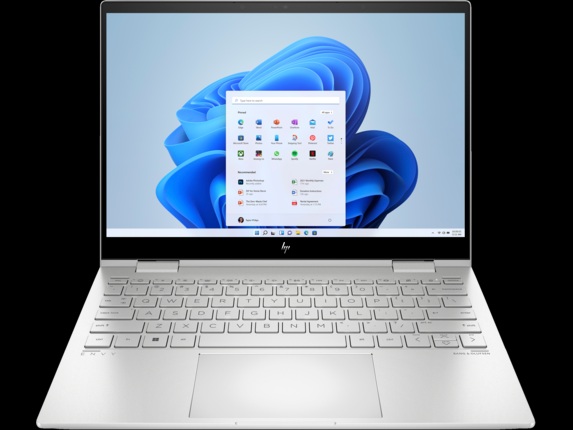 Hp Envy X360 Laptop ,Intel Core i7-1250U 13.3 Inch ,1 Terabyte HDD ,16 GB ,Intel Iris XE Graphics ,Windows 11 - Silver