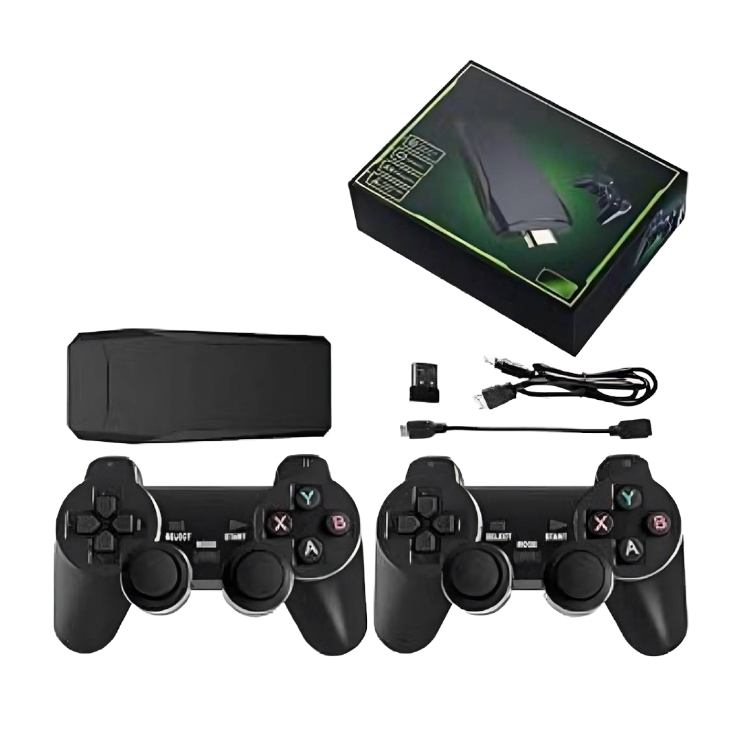 Generic Retro Wired - Wireless Dual Wireless Controller Gamepad , Black