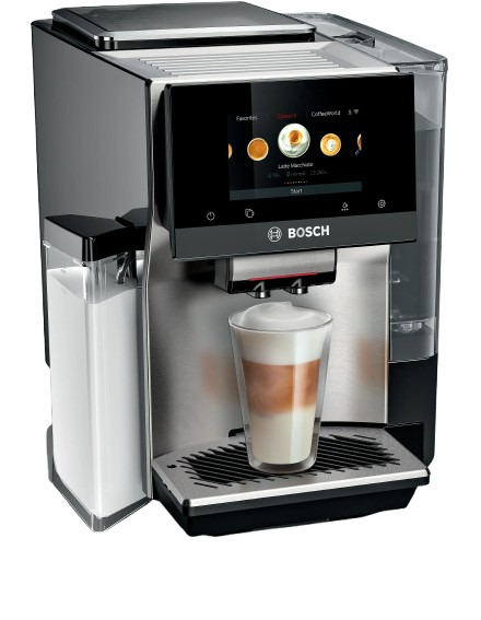 Bosch Series 8 VeroCafe Automatic Espresso Machine with Integrated Grinder , 2 cups 2 Cups , Black - TQE80703