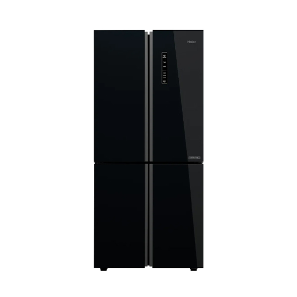 Haier NoFrost French door refrigerator , 502 Liter Inverter Motor , Black - HRF-550TDBG
