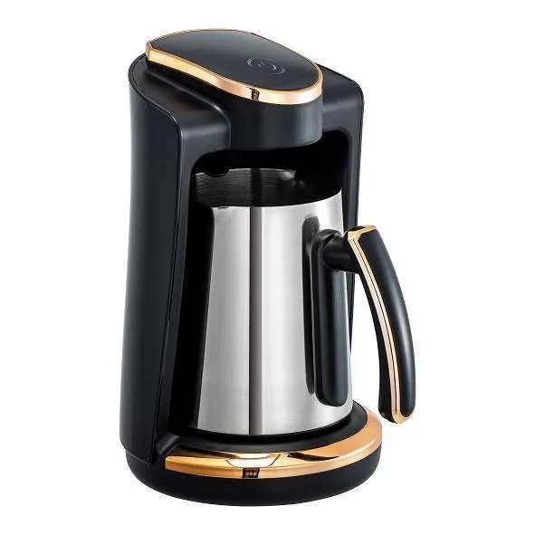 Black And White Turkish Coffee Maker , 4 cups 4 Cups 650 Watt Black - CM-400