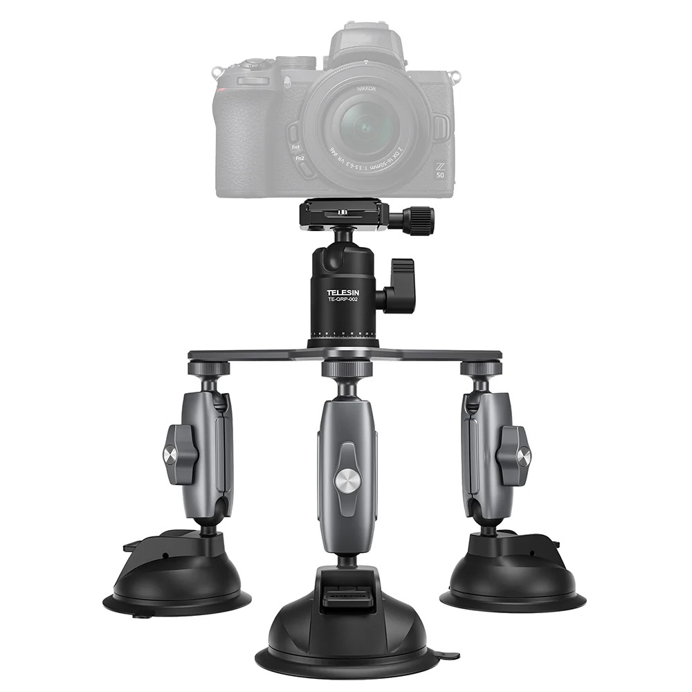 Telesin Camera Mount Grey - TelesinTE-TSB-001