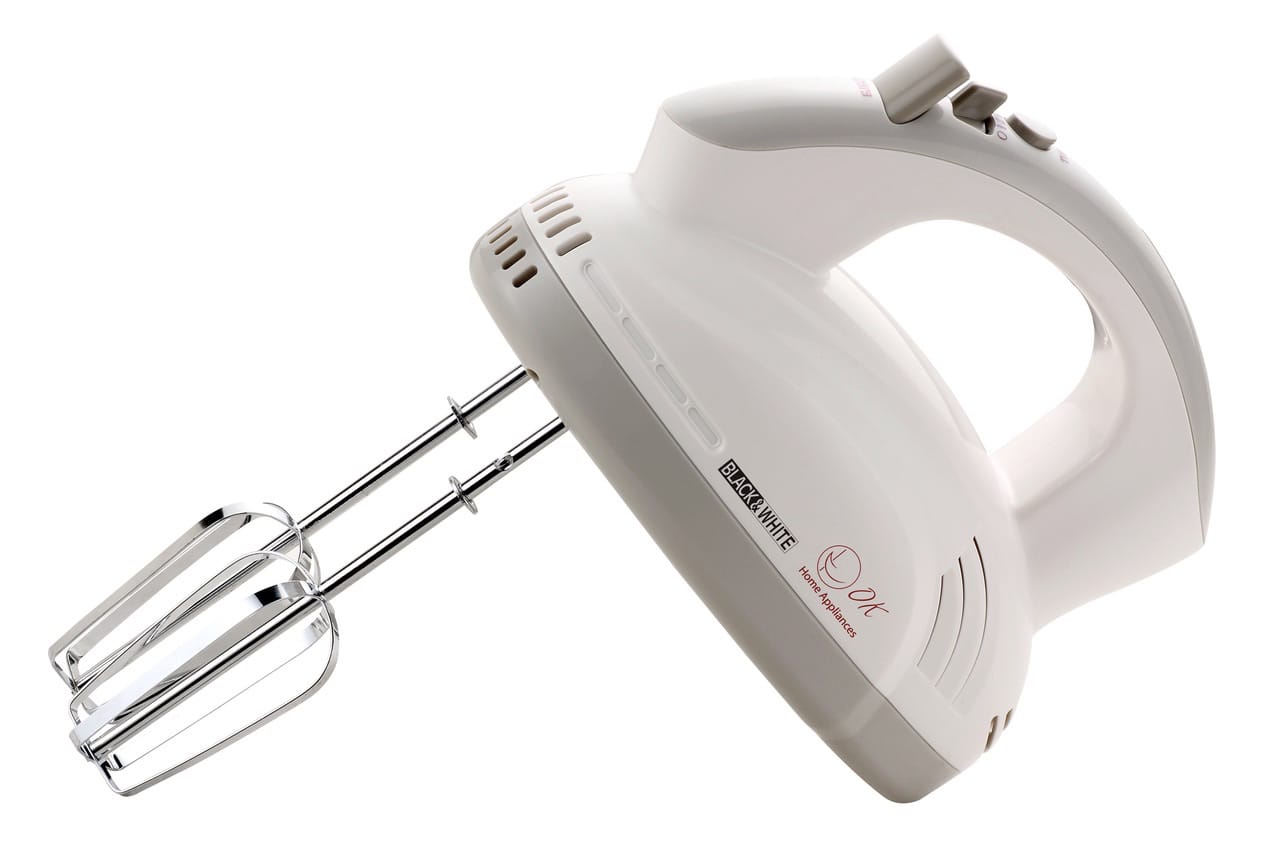 Black And White Hand Mixer 280 Watt White - SR2100