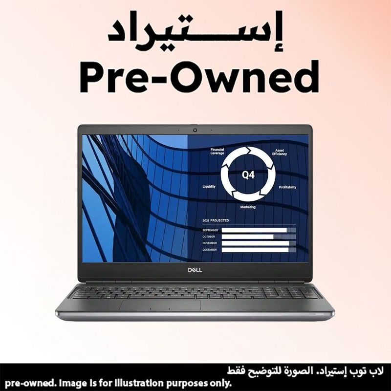 Dell Precision 7550 Laptop, 15.6 Inch FHD IPS Display,  Windows 10 Pro - Titan Gray (Pre-Owned)