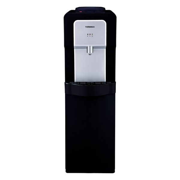 Tornado Hot, Cold & Normal Top Loading Water Dispenser , 1 Tabs Black Silver - WDM-H30KBE-SB