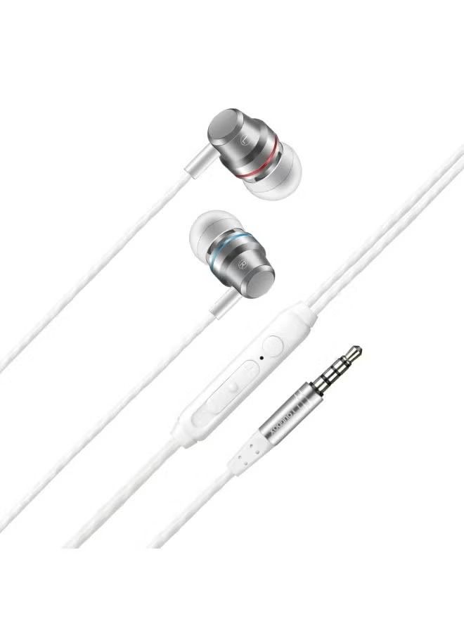 Outbox Wired Earphones , Silver - OBH24-3.5mm-S