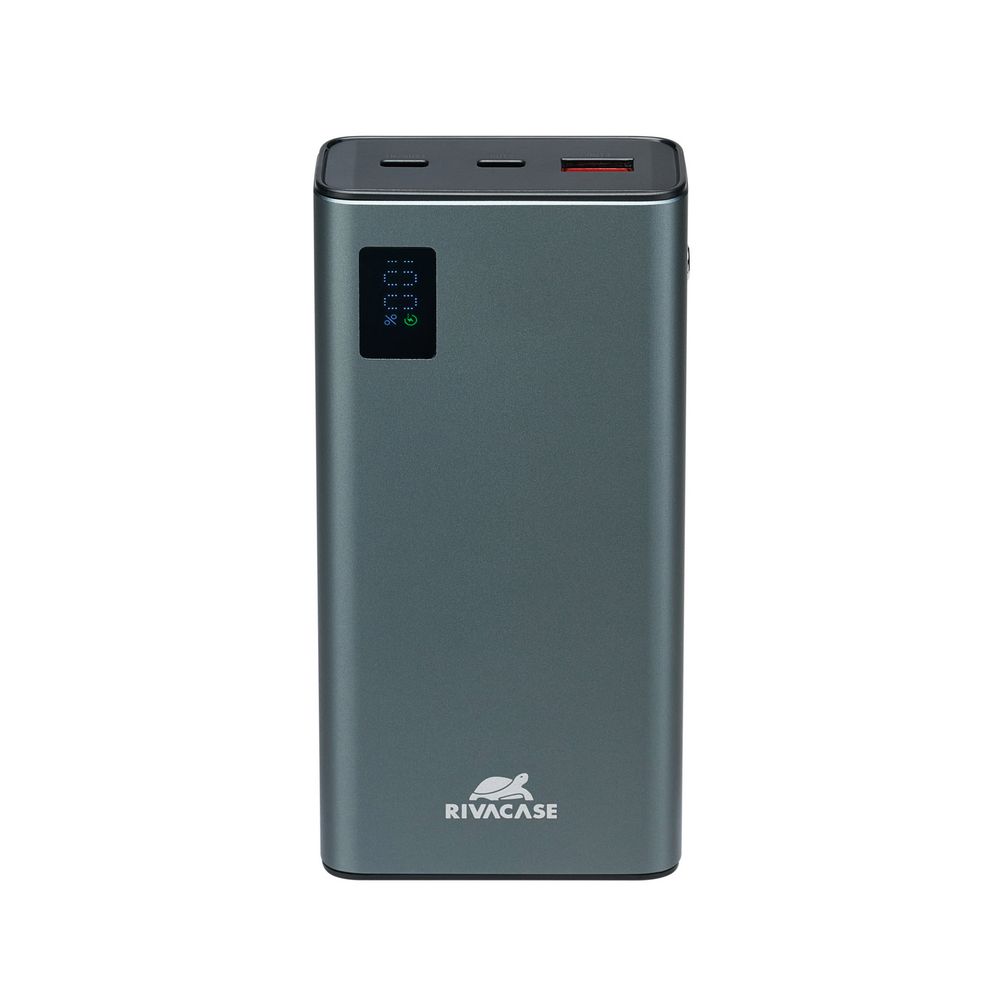 Rivacase Wired Wired Power Bank , 10000 mAh 3 Ports , Grey , VA1021