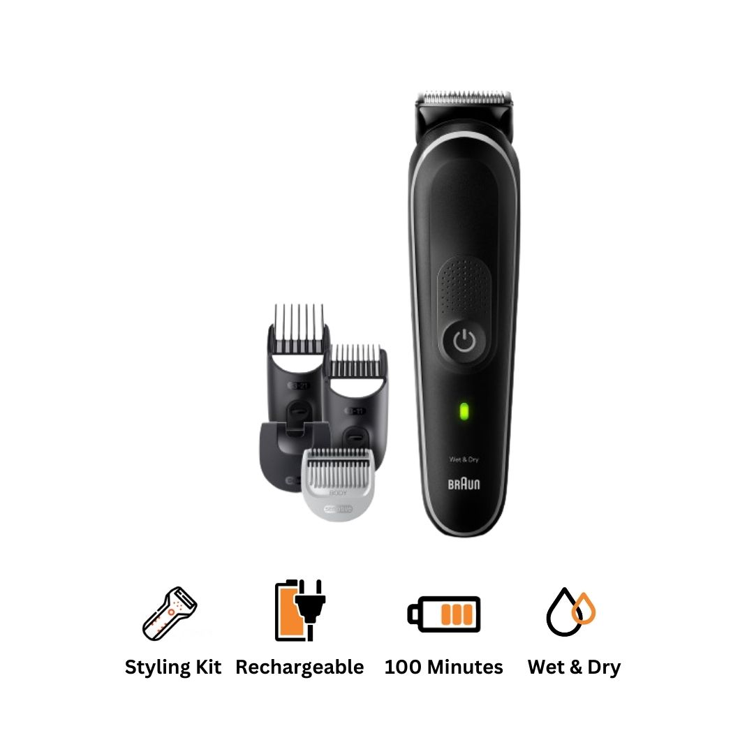 Braun Styling Kit Wet & Dry Black - MGK5420