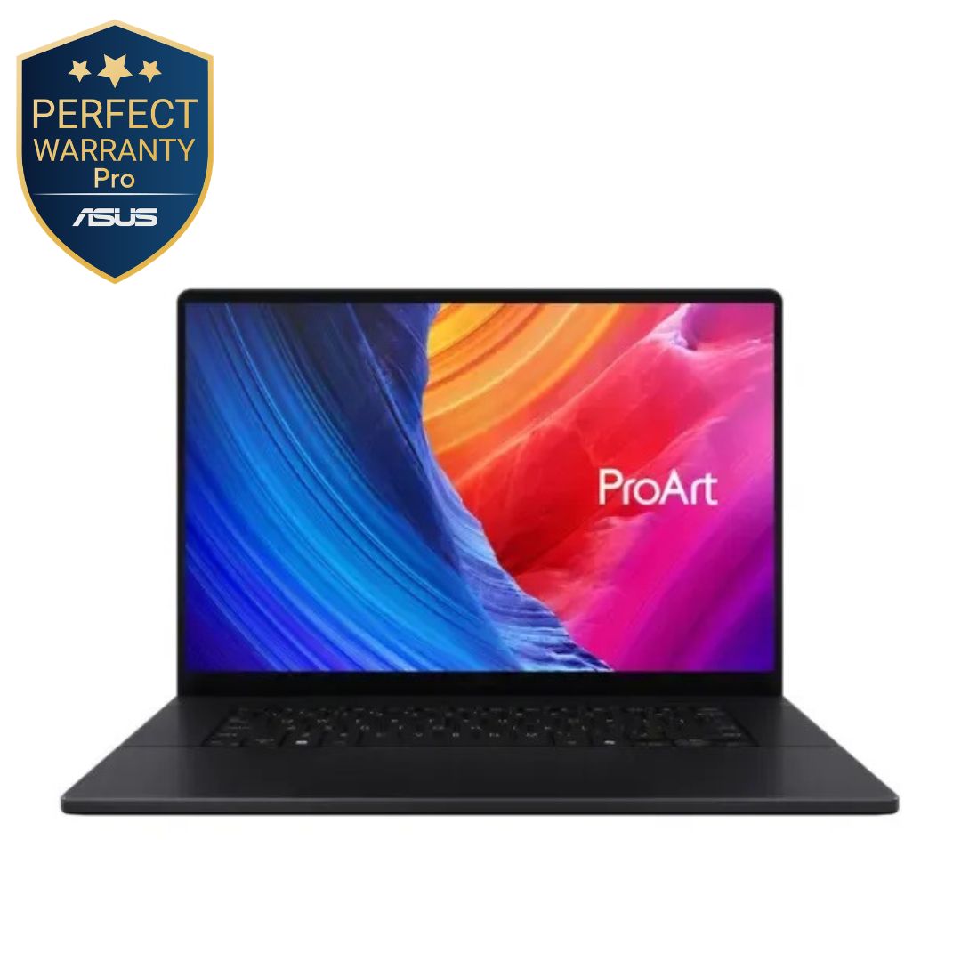 Asus ProArt P16 H7606WW-SE926W Laptop ,AMD Ryzen AI 9 HX 370 16 Inch ,2 Terabyte SSD ,64 GB ,NVIDIA GeForce RTX 5080 ,Windows 11 - Nano Black