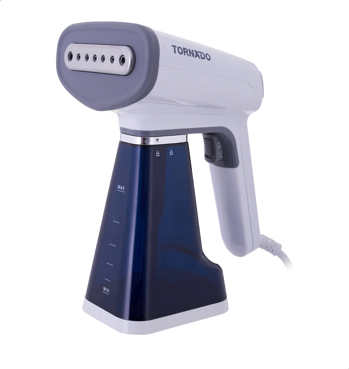 Tornado Electricity Handheld Iron , 1300 Watt White Blue - TST-HS1300