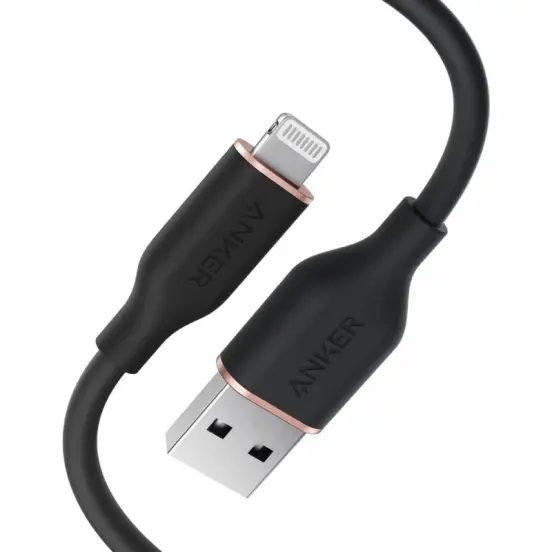 Anker PowerLine III Flow Lightning Charging Cable 6 Feet Black