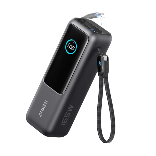 Anker Wired Power Bank , 25000 mAh 3 Ports , Space Black , A1695