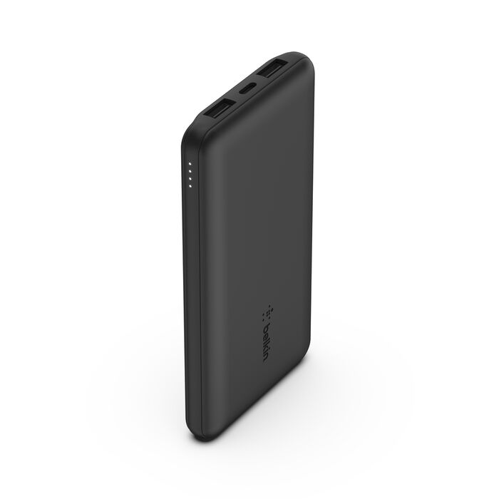 Belkin BoostCharge Power Bank , 10000 mAh 3 Ports , Black