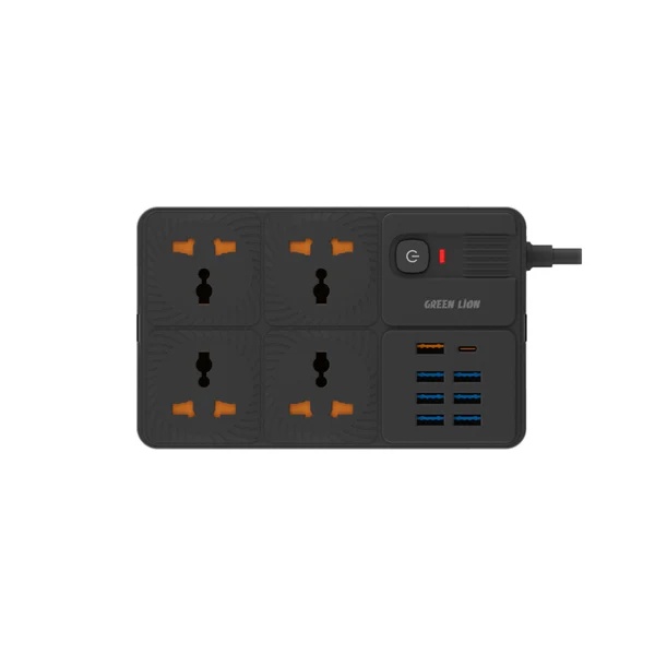 Green Lion Power Socket  - GNPS7UPDUKBK