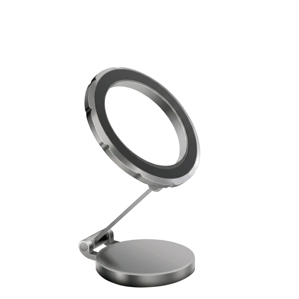 Nine Magnetic Mobile Car Holder for Smartphones , Silver
