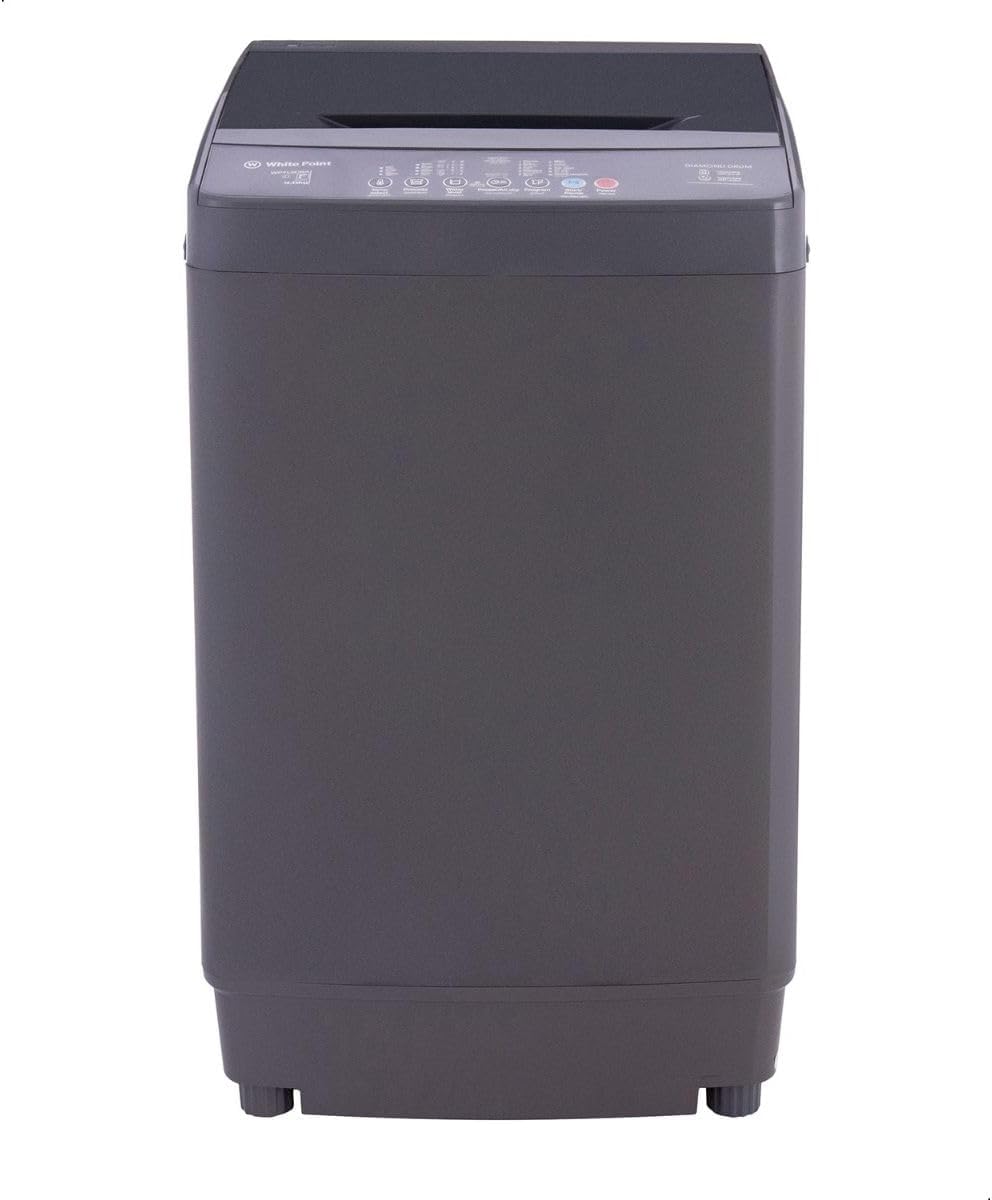 White Point Top Load washing Machine , 9 kg , Dark Grey - WPTL9DBTEA