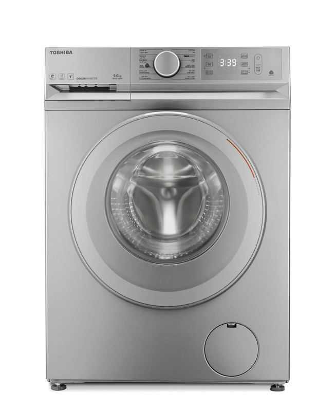 Toshiba TW-BL100A4EG(SS) Inverter Front Load Washing Machine , 9 kg , Silver