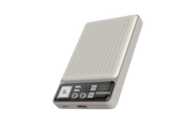 Devia Extreme Speed Series Wirless Magnetic Wireless Power Bank , 10000 mAh 2 Ports , Ivory , MP55GP
