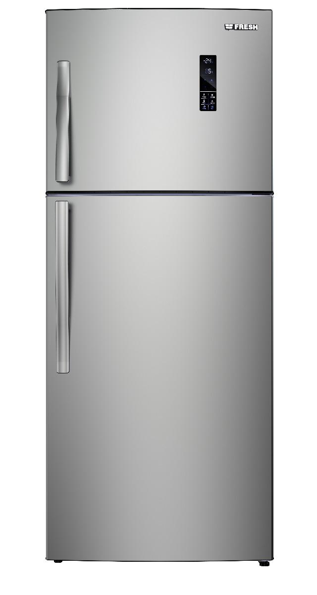 Fresh NoFrost Top Freezer Refrigerator , 426 Liter , Stainless Steel - FNT-M540 YT