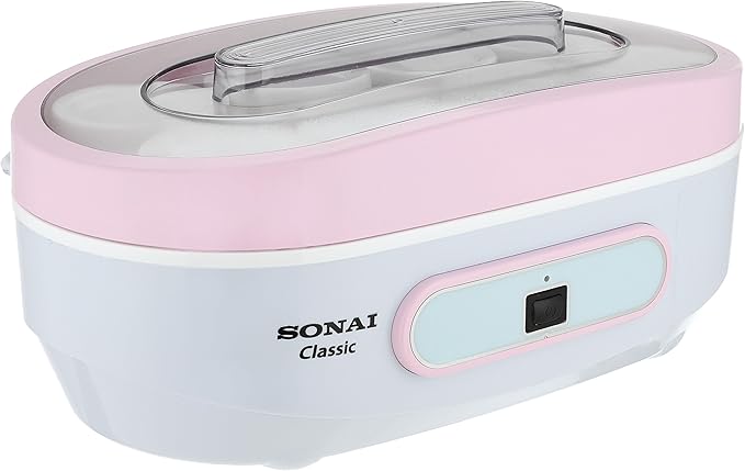 Sonai Classic Yogurt Maker White Pink - MAR-1077