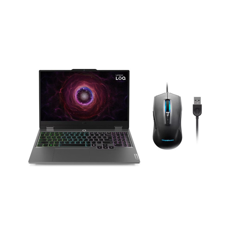 Lenovo LOQ 15ARP9 83JC00H2ED Laptop ,AMD Ryzen 7 7435HS 15.6 Inch ,512 GB SSD ,12 GB ,NVIDIA GeForce RTX 4050 ,FreeDos - Luna Grey