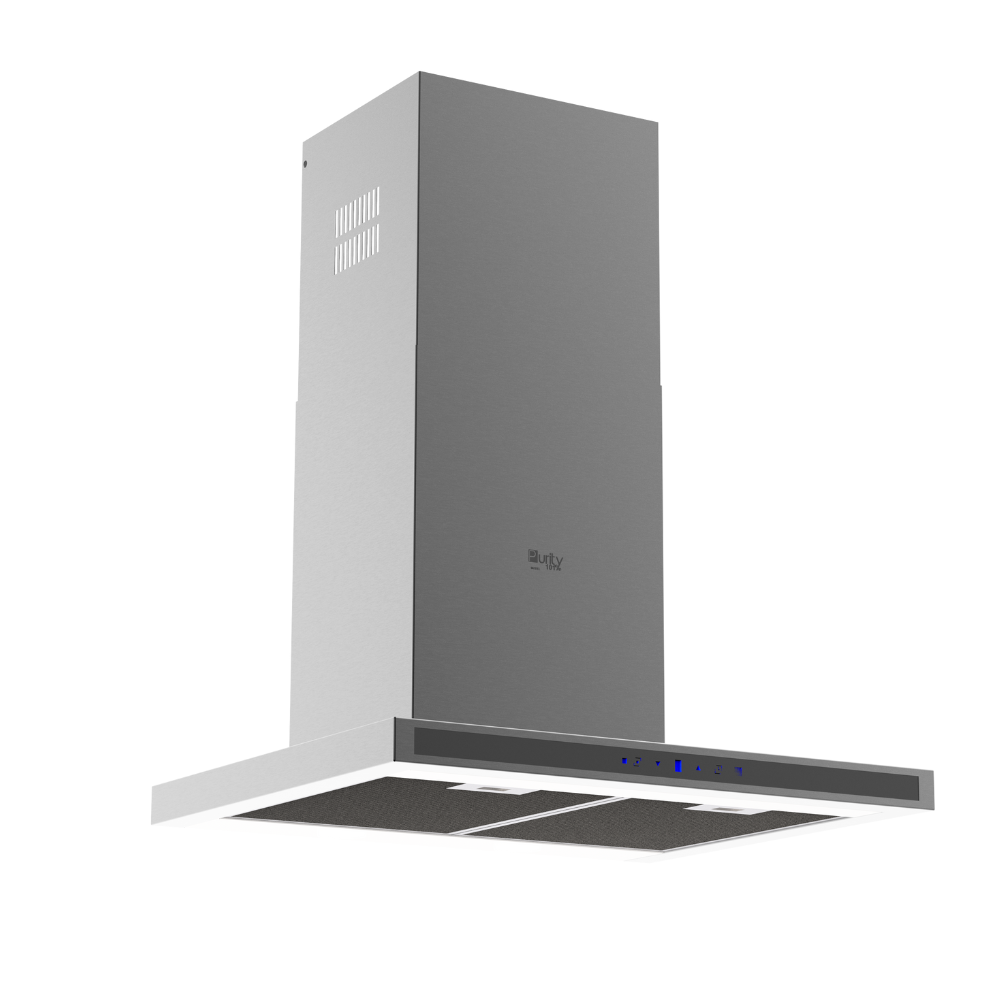 Purity TS PRO PLUS X Built-In T-Shape Hood , 60 Centimeter , Silver
